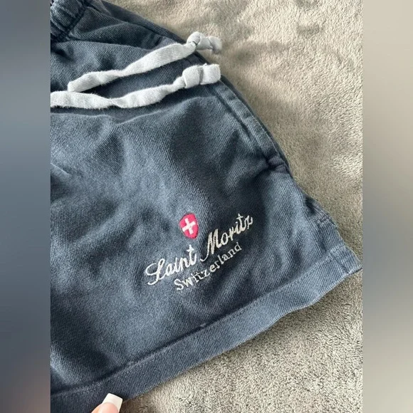 Brandy Melville Dark Blue Athletic Shorts - Picture 2 of 3